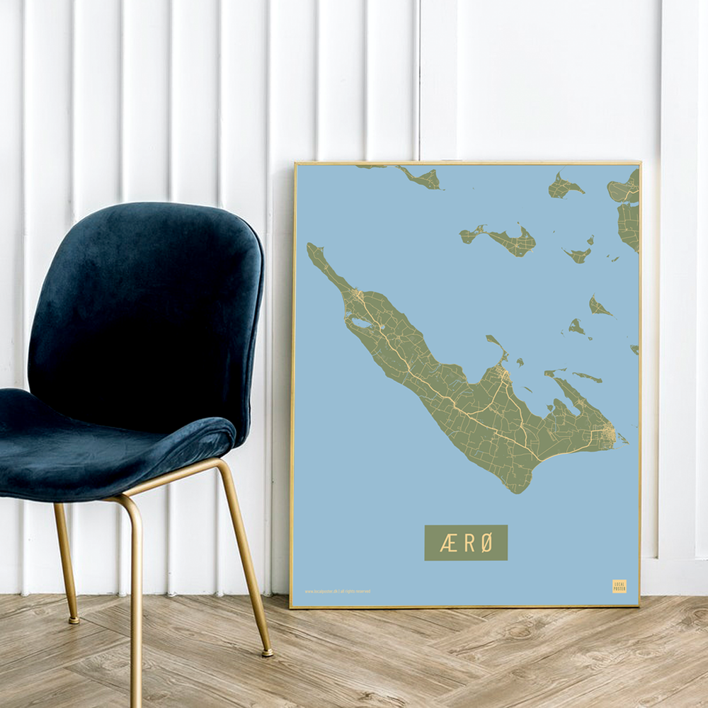 Ærø by plakat local poster