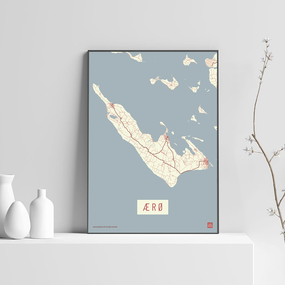 Ærø by plakat local poster
