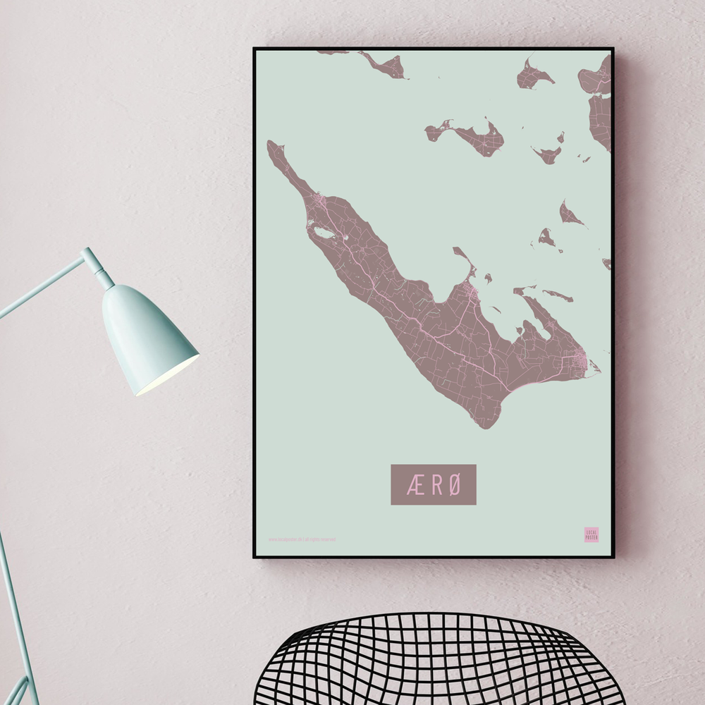 Ærø by plakat local poster
