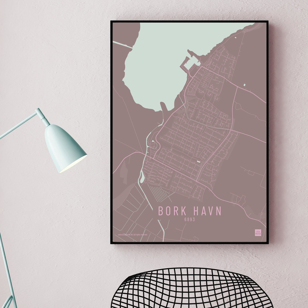 Bolbro by plakat local poster pastel