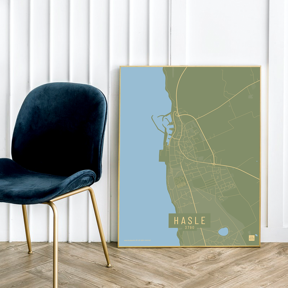 Hasle by plakat local poster