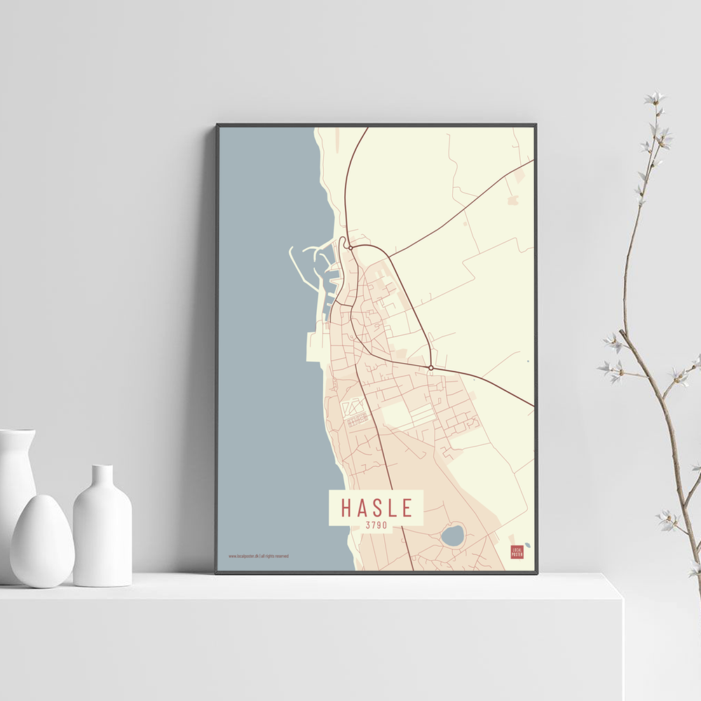 Hasle by plakat local poster