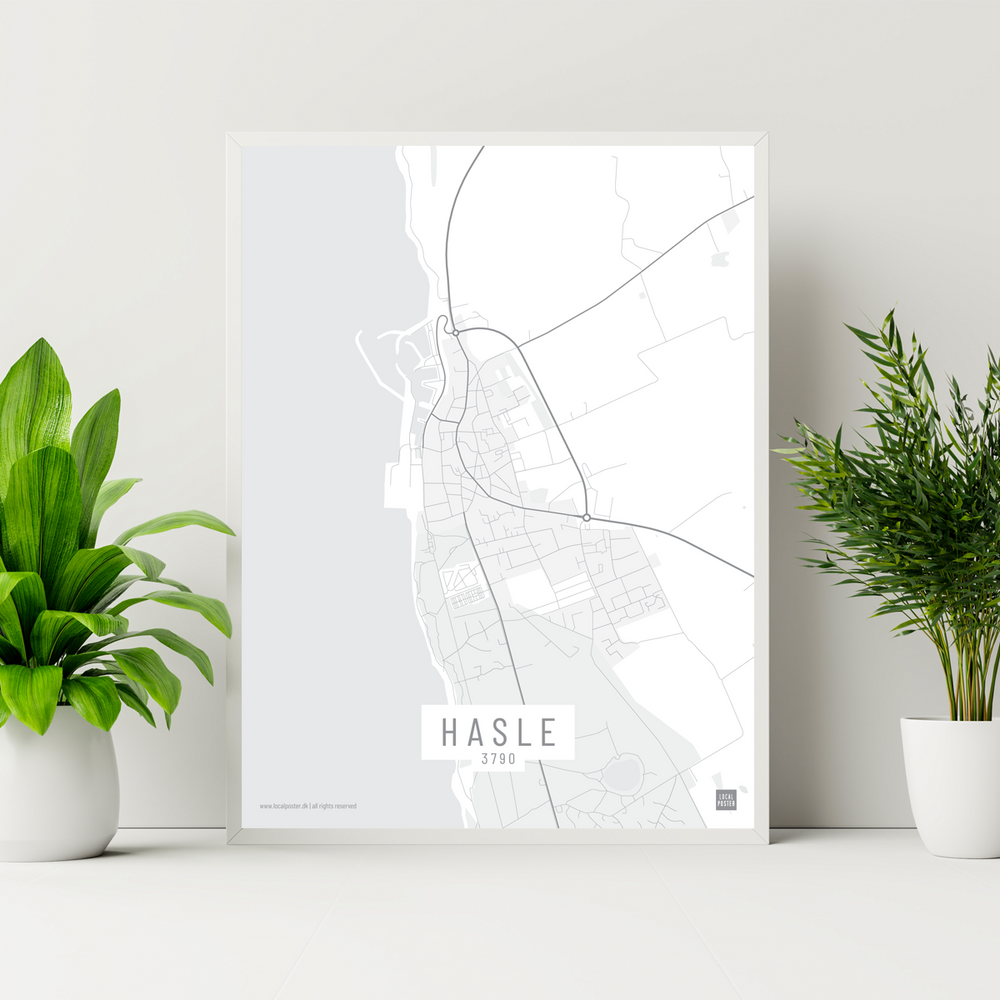 Hasle by plakat local poster