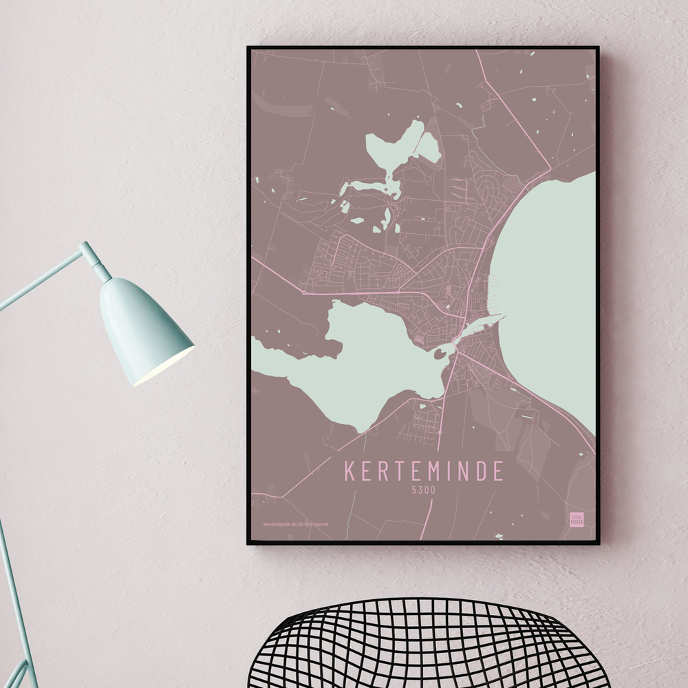 Kerteminde by plakat local poster