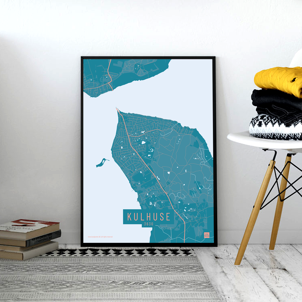 Kulhuse by plakat local poster