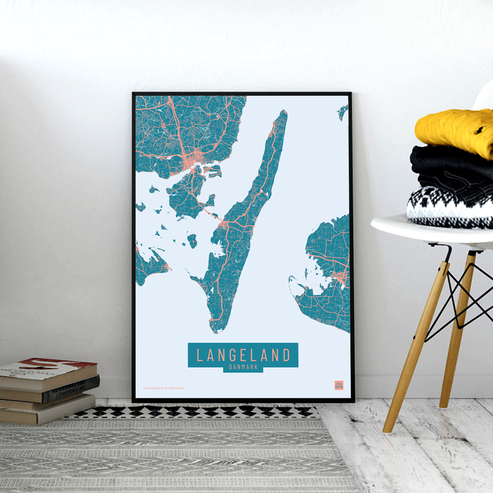 Langeland by plakat local poster