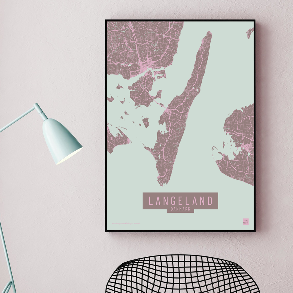 Langeland by plakat local poster
