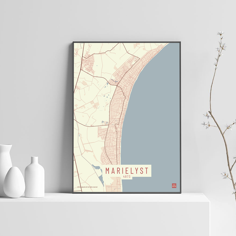 Marielyst by plakat local poster