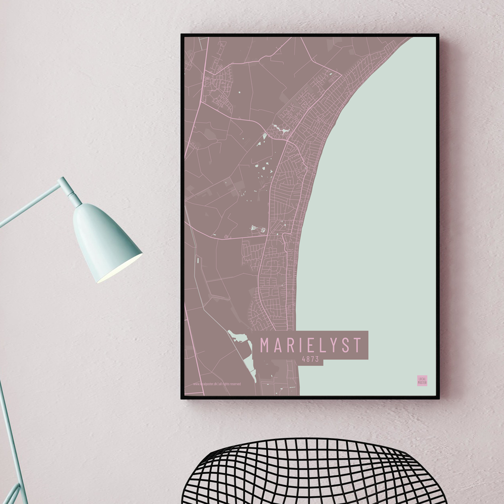 Marielyst by plakat local poster
