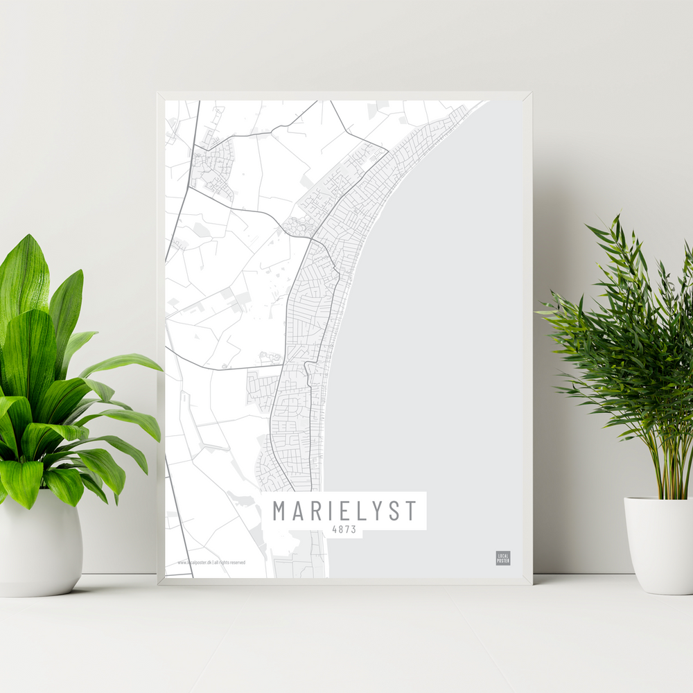 Marielyst by plakat local poster