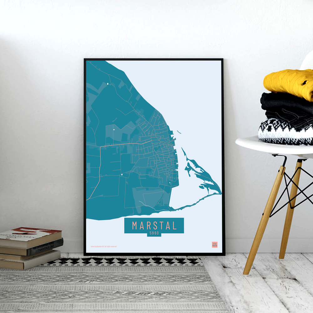 Marstal by plakat local poster