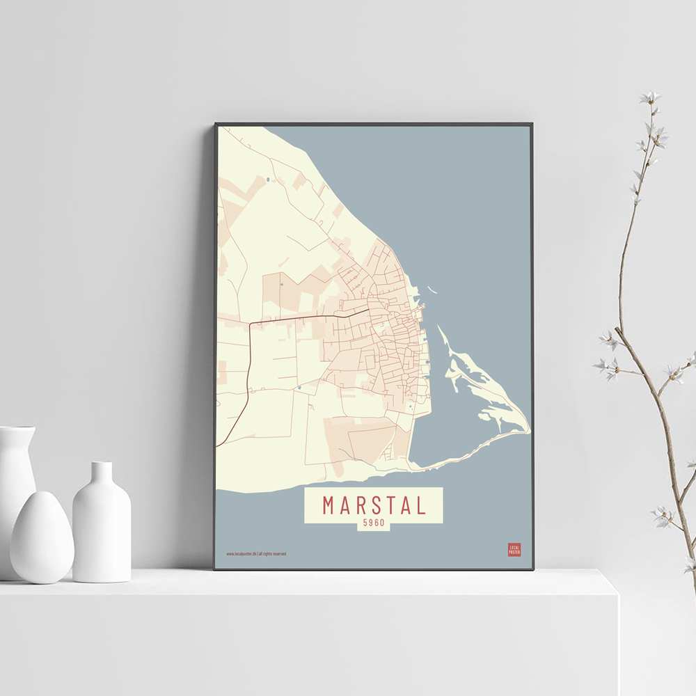Marstal by plakat local poster