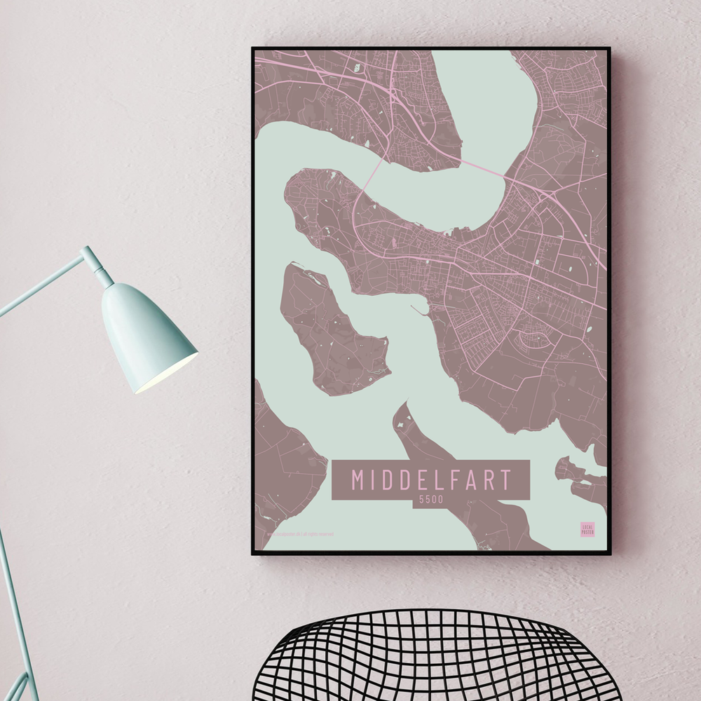 Middelfart by plakat local poster