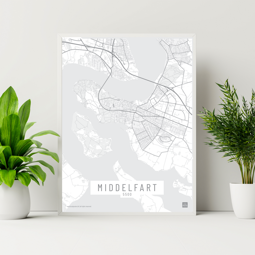 Middelfart by plakat local poster