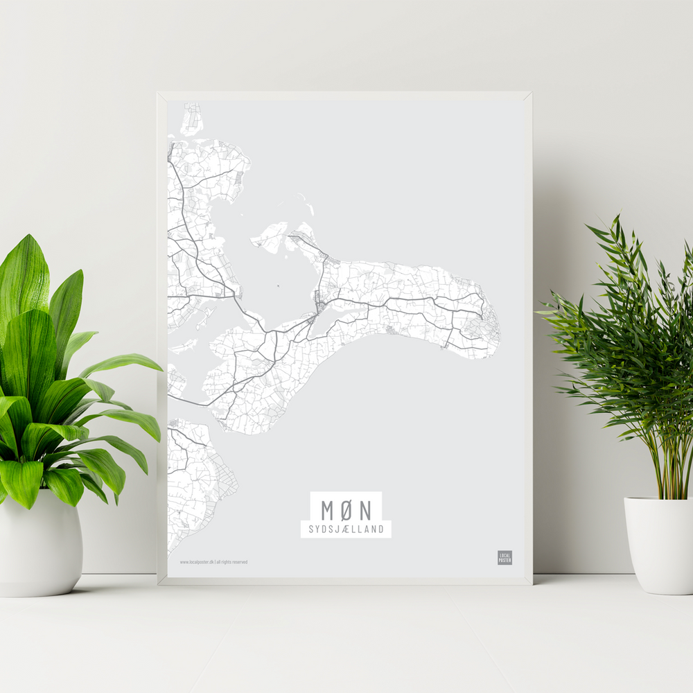 Møn by plakat local poster