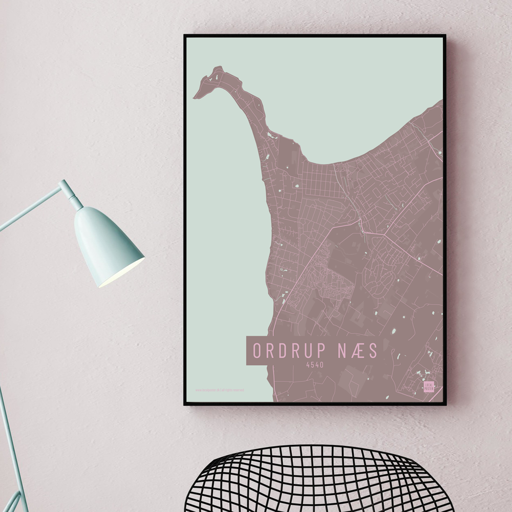 Ordrup Næs by plakat local poster