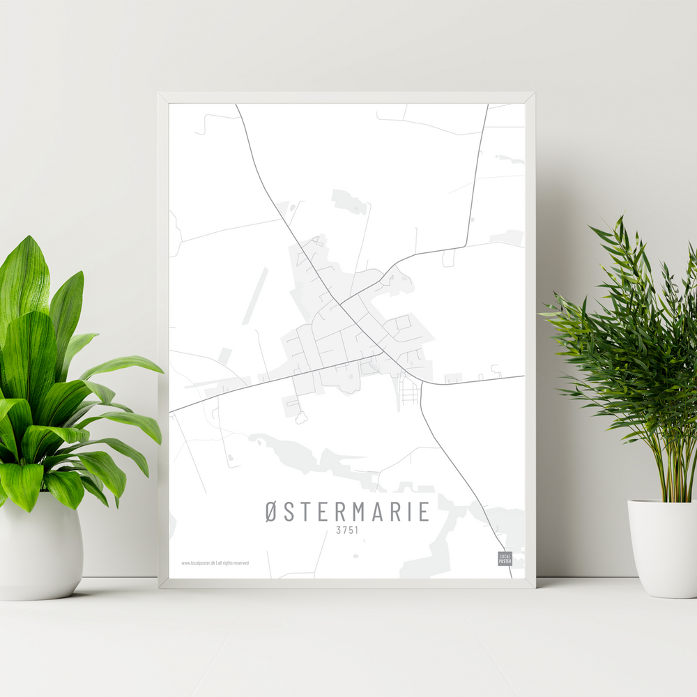Østermarie by plakat local poster