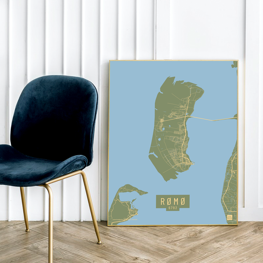 Rømø by plakat local poster