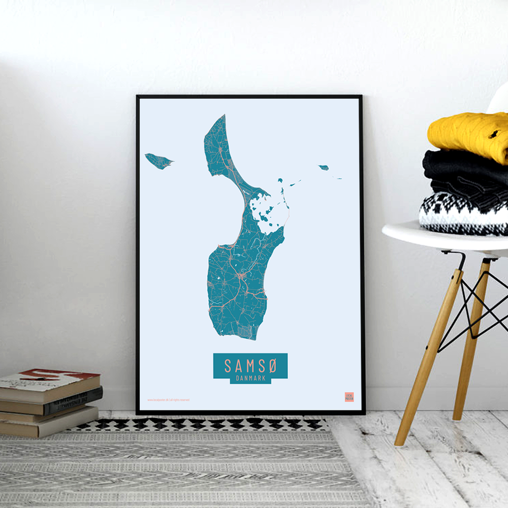 Samsø by plakat local poster