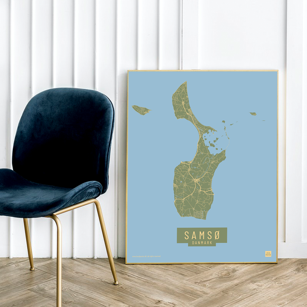 Samsø by plakat local poster