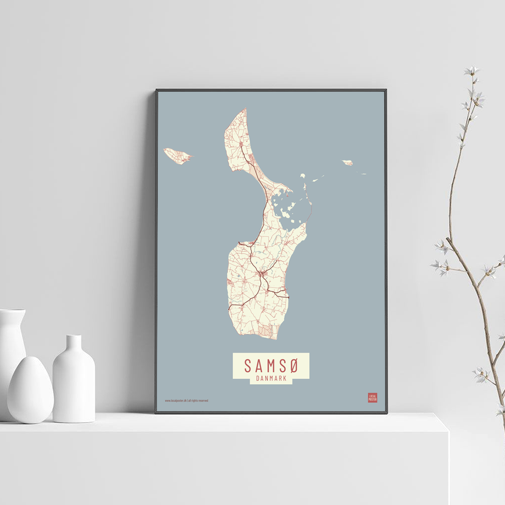 Samsø by plakat local poster