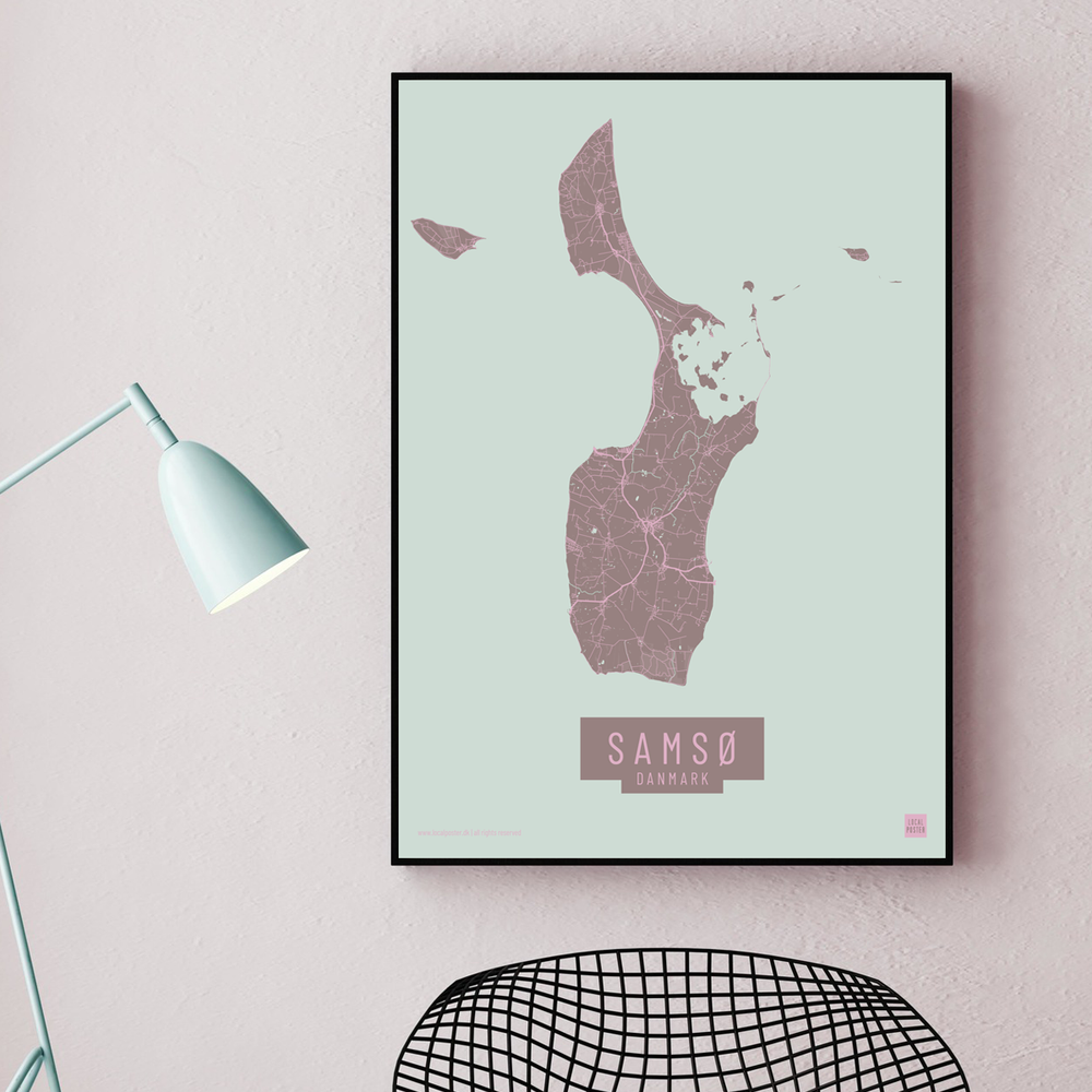 Samsø by plakat local poster