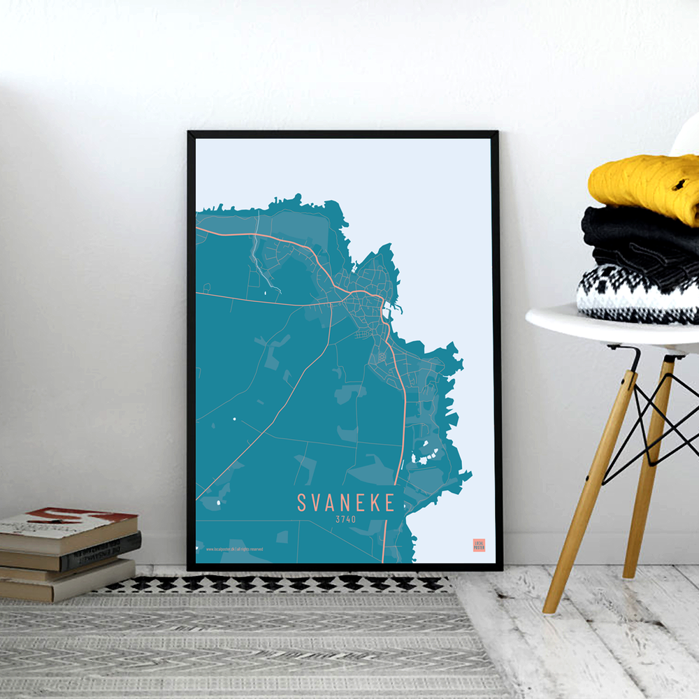 Svaneke by plakat local poster
