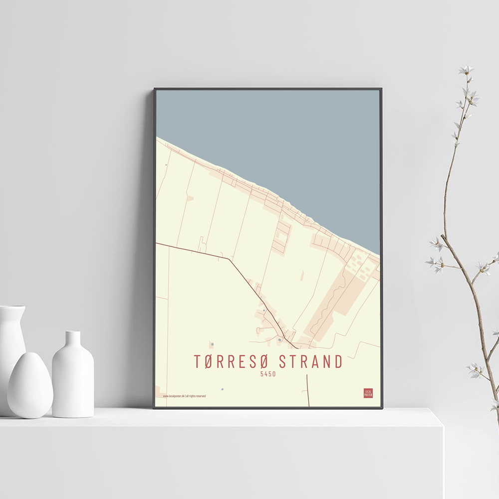 Tørresø Strand by plakat local poster