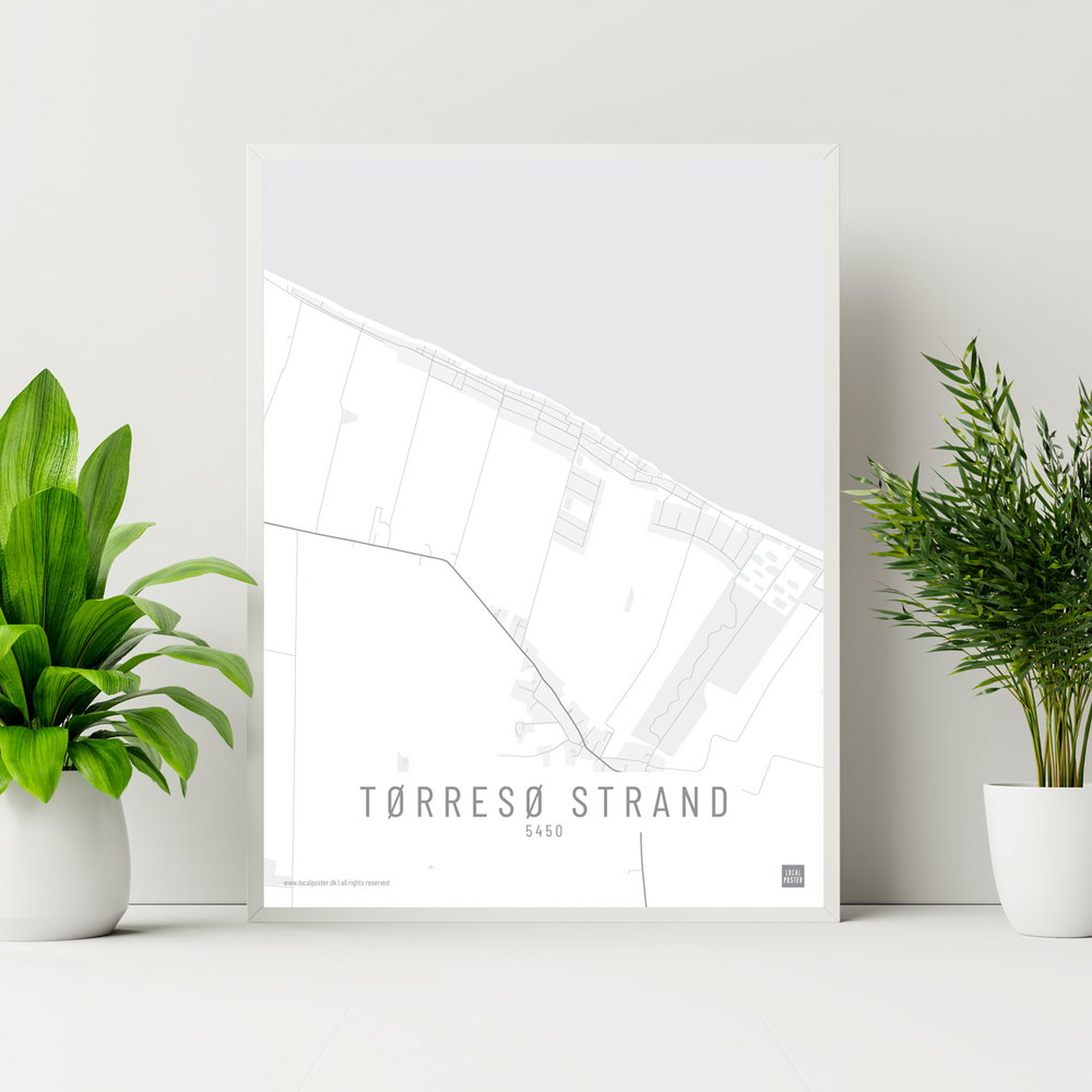 Tørresø Strand by plakat local poster